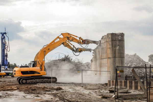 Silo Demolition in Salt Lake City