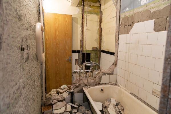 Shower Tile Demolition in Salt Lake City